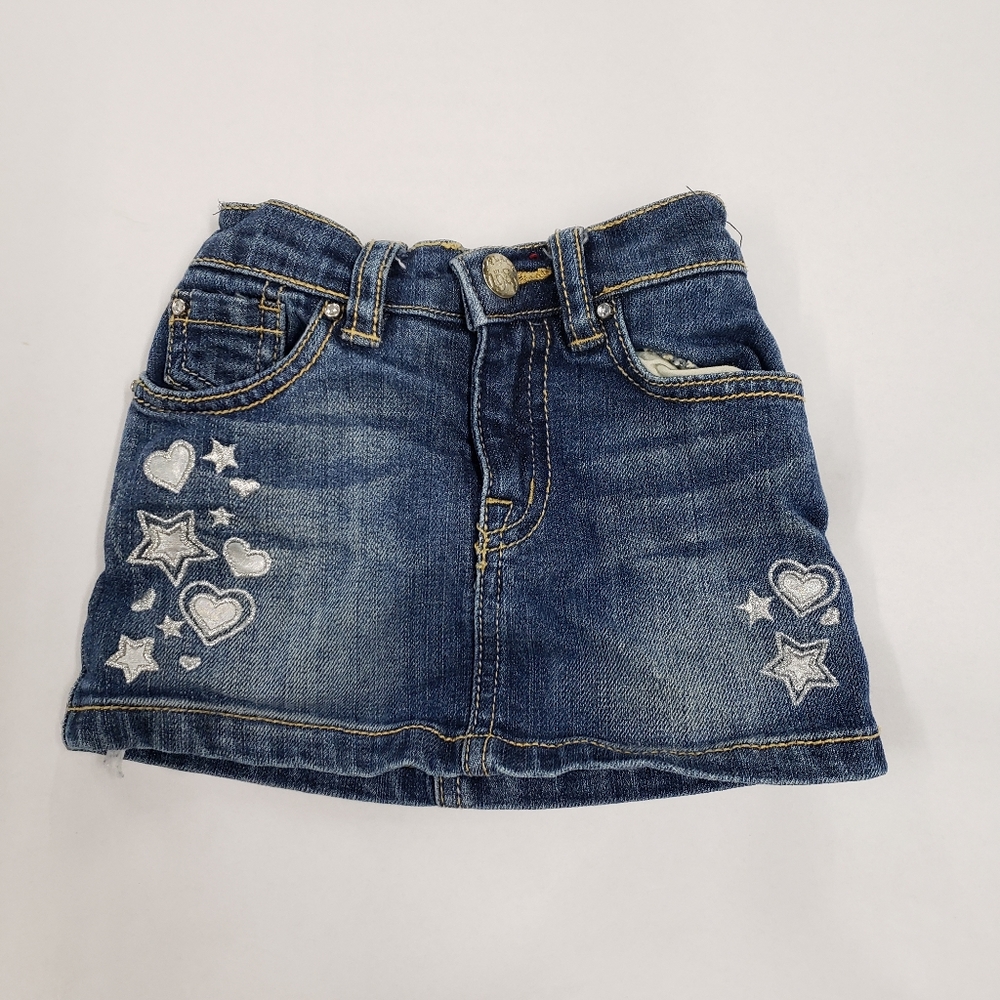 Est 1989 Jeans Skirt